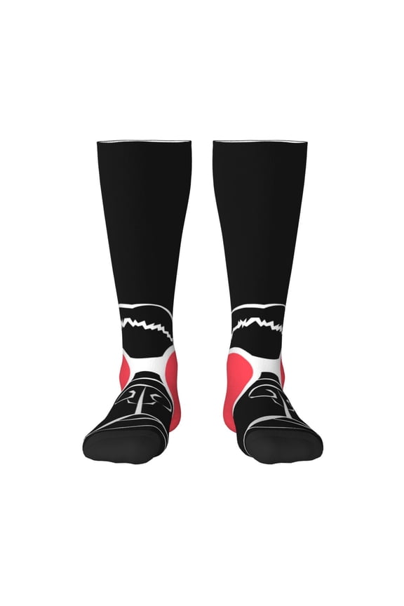 Animal Bulldog French Print Adult Stockings,Crew Socks,Unisex Fashion Socks, Casual Sports Socks,Comfortable Crew Socks for Everyday Wear and Sports