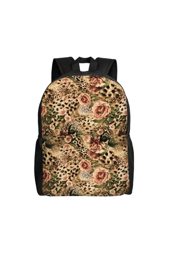 Animal Leopard Print Laptop Backpack,Work Business Backpacks, Large Capacity Nurse Bag College Bookbag for School, Waterproof Casual Daypack for Travel
