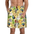 thumbnail image 1 of Fuzoiu Animals Print Men's Beach Shorts,Men's Swim Trunks,Quick Dry Board Shorts with Pockets,Men's Bathing Suits for Surfing, Running, and Casual Wear-Medium, 1 of 6