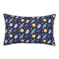 thumbnail image 1 of Fuzoiu Astronaut Corgi Print Fuzzy Pillowcases, Super Soft Pillow Case Cover with Zipper for Bedroom, Sofa, Couch,Cozy Pillow Shams for All Seasons-16"x24", 1 of 6