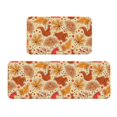 thumbnail image 1 of Fuzoiu Autumn Animal Maple Leaves Print Kitchen Floor Mat 2 Sets,Kitchen Rugs and Mats,,Non Skid Waterproof Kitchen Floor Mat for Kitchen,Home Office,Sink,Laundry, 1 of 6