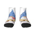 thumbnail image 1 of Fuzoiu Autumn Funny Gnomes Print Adult Socks, Crew Moisture-wicking Socks, Unisex Cushion Crew Socks,Casual Sports Ankle Socks, 1 of 7
