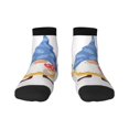 thumbnail image 1 of Fuzoiu Autumn Funny Gnomes Print Adult Socks, Crew Moisture-wicking Socks, Unisex Cushion Crew Socks,Casual Sports Ankle Socks, 1 of 7