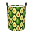 thumbnail image 1 of Fuzoiu Avocado Print Circular Hamper,Laundry Basket with Handle,Collapsible Laundry,Dirty Clothes Storage Basket,for Bedroom Bathroom Dorm Living Room-Medium, 1 of 6