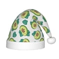thumbnail image 1 of Fuzoiu Avocado Sleeping Print Santa Hat Christmas Hat for kids,Santa Hats with Pompom, Unisex Xmas Holiday Hat for Christmas New Year Festive Party Supplies, 1 of 6