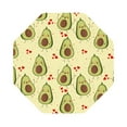 thumbnail image 1 of Fuzoiu Avocados And Hearts Print Leather Coasters Set,Drink Coasters Set of 6,for Tabletop Protection, Durable PVC Coasters,Home Décor and Housewarming Gift,Octagon, 1 of 7