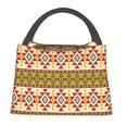thumbnail image 1 of Fuzoiu Aztec Print Portable Insulation Lunch Bag,Large Lunch Box,Container Reusable Leakproof Tote for Work, Travel, and Outdoor Activities, 1 of 6