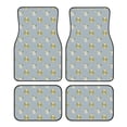 thumbnail image 1 of Fuzoiu Baby Elephant Giraffe Print Carpet Floor Mats for Car,Car Foot Mat Set,Universal Fit 4 Piece Mat Pad Set,Fits Most Cars Trucks Vans Sedans SUV Auto Carpet Mat Se, 1 of 7