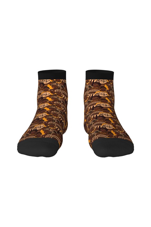 Beautiful Ethnic African Women Print Adult Socks, Crew Moisture-wicking Socks, Unisex Cushion Crew Socks,Casual Sports Ankle Socks