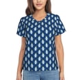 thumbnail image 1 of Fuzoiu Beautiful King Penguin Pattern Print Women's Classic V-Neck T-Shirt, Short Sleeve V Neck Tees for Casual Everyday Wear,Casual Fit Tee,Summer Fashion Tops-3X-Large, 1 of 5