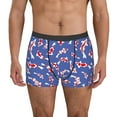 thumbnail image 1 of Fuzoiu Beautiful Koi Fish Print Men's Ultra Breathable Underwear,No Riding Up Boxer Briefs with ComfortFlexible Waistband-X-Large, 1 of 5