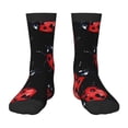thumbnail image 1 of Fuzoiu Beautiful Red Ladybug Print Kids Socks For Boys Girls,Grip Crew Socks with Non Slip,Lightweight Stretch Crew Socks,Toddlers Crew Boot Socks, 1 of 5