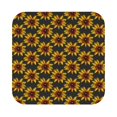 thumbnail image 1 of Fuzoiu Beautiful Sunflower Print Leather Coasters Set,Drink Coasters Set of 6,for Tabletop Protection, Durable PVC Coasters,Home Décor and Housewarming Gift,Square, 1 of 1