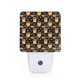 thumbnail image 1 of Fuzoiu Bee and Honey Print Dusk to Dawn LED Night Light with Light Sensor, Energy-Efficient Touch-Safe Night Lamp for Home, Office, and Kids' Rooms-US, 1 of 7