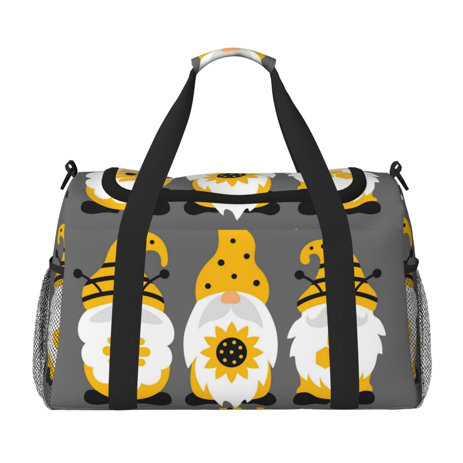 Fuzoiu Bee Kind Print Travel Duffle Bag,Carry On Tote Bags,Duffel Bag,Sport Gym Bag, Hospital Bag for Labor and Delivery, Overnight Bag,Luggage Bag