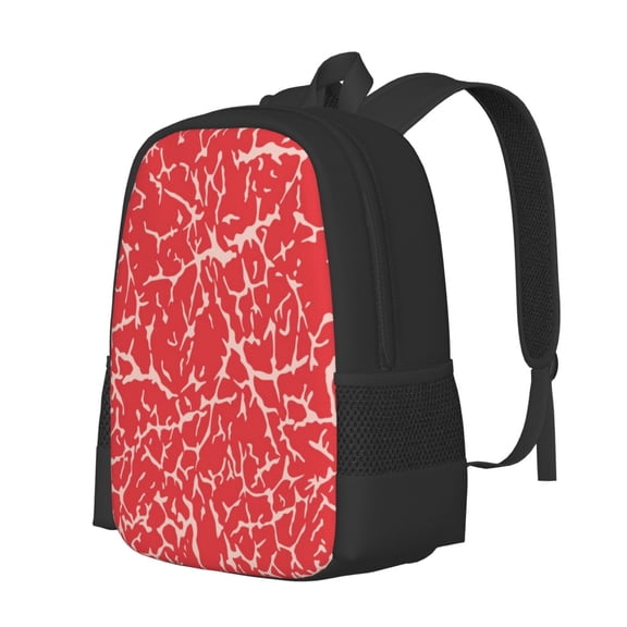 Fuzoiu Beef2 Print Large Capacity Backpack,Travel Backpack,Laptop Bag,College School Rucksack Bag,for School, Travel & Outdoor Activities