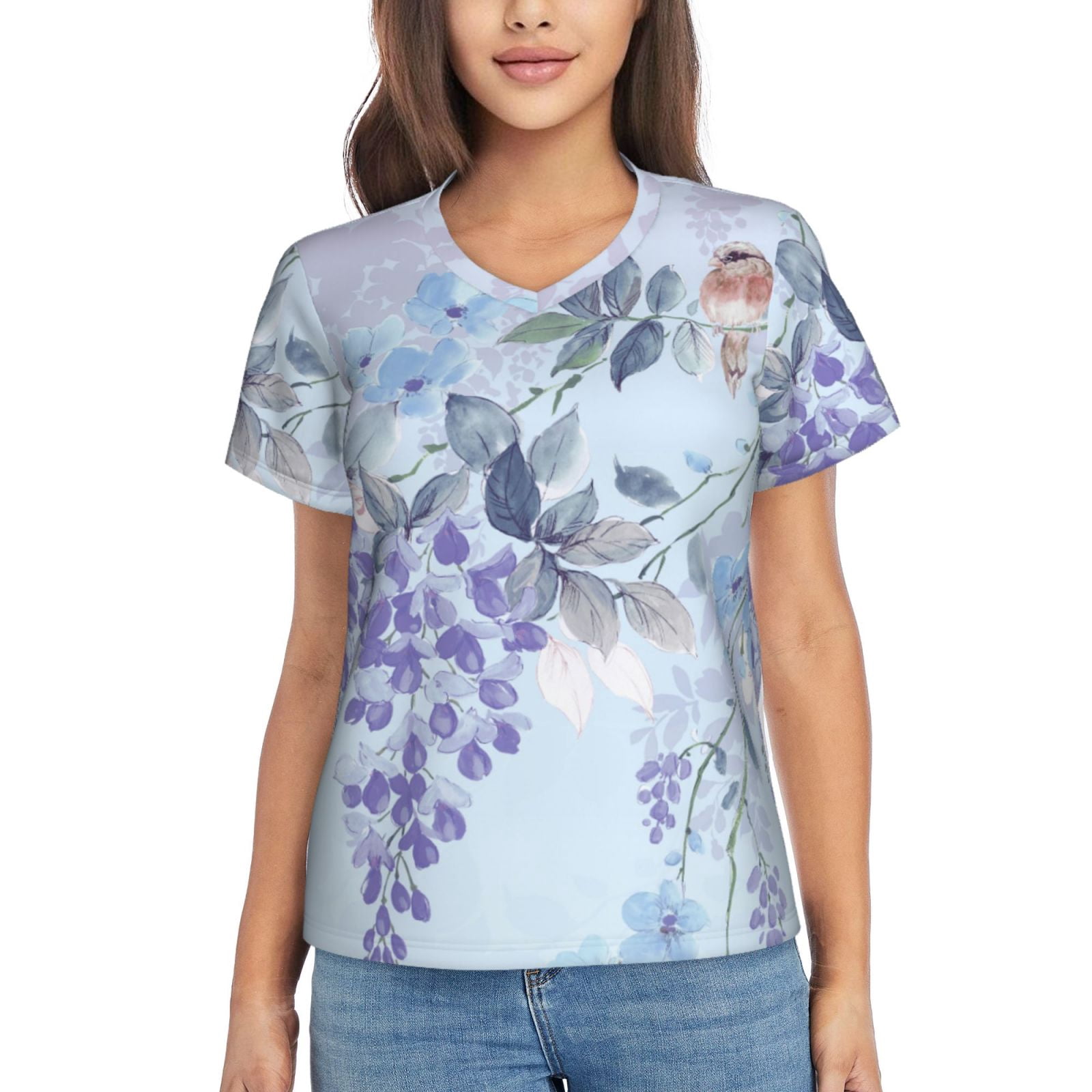Nautica Short Sleeve V-Neck T-Shirt, Solid Cotton Blend Tee With Tagless Interior Camiseta Para