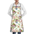 thumbnail image 1 of Fuzoiu Birds And Flowers Print Kitchen Cooking Aprons,Kitchen Cooking BBQ Aprons,Chef Apron with 2 Pockets for Men Women,Art Aprons for Painting Pottery Ceramics, 1 of 7