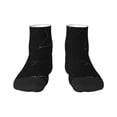 thumbnail image 1 of Fuzoiu Black Marble Print Adult Socks, Crew Moisture-wicking Socks, Unisex Cushion Crew Socks,Casual Sports Ankle Socks, 1 of 7