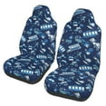 thumbnail image 1 of Fuzoiu Blue Bus Print Seat Covers Set, Car Seat Covers Front Seats, Car Seat Protector, Car Seat Cushion, Seat Covers Carseat Cover Universal Fit for Most Cars, 1 of 7