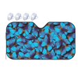 thumbnail image 1 of Fuzoiu Blue Butterflies Print Car Windshield Sunshade,Foldable Reflective Sun Visor,Windshield Sun Shade,UV Rays Sun Visor Shade,Auto Front Sun Shield Shade-Medium, 1 of 8