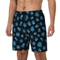 thumbnail image 1 of Fuzoiu Blue Octopus Print Men's Swim Shorts,Quick-Dry Double-Layer Swim Trunks,Board Trunks,Beach Shorts Swimwear Bathing Suits-Medium, 1 of 6