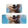 thumbnail image 1 of Fuzoiu Blue Sky Cute Wolf Print Kitchen Floor Mat 2 Sets,Kitchen Rugs and Mats,,Non Skid Waterproof Kitchen Floor Mat for Kitchen,Home Office,Sink,Laundry, 1 of 6