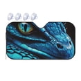 thumbnail image 1 of Fuzoiu Blue Viper Snake Closeup Face Print Car Windshield Sunshade,Foldable Reflective Sun Visor,Windshield Sun Shade,UV Rays Sun Visor Shade,Auto Front Sun Shield Shade-Small, 1 of 8