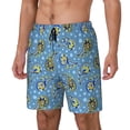 thumbnail image 1 of Fuzoiu Blue paisley pattern Print Men's Swim Shorts,Quick-Dry Double-Layer Swim Trunks,Board Trunks,Beach Shorts Swimwear Bathing Suits-3X-Large, 1 of 6