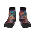 thumbnail image 1 of Fuzoiu Bohemian Colorful Flower Woman Print Adult Socks, Crew Moisture-wicking Socks, Unisex Cushion Crew Socks,Casual Sports Ankle Socks, 1 of 7