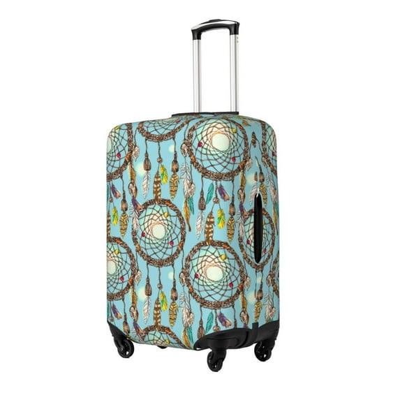 Fuzoiu Boho Dreamcatcher 1 Print Suitcase Cover,Washable Luggage Covers for Suitcase,Elastic Luggage Protector Cover,Scratch Resistant Travel Suitcase Covers-Medium