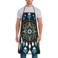 thumbnail image 1 of Fuzoiu Boho Dreamcatcher Print Waterproof Apron, Kitchen Apron for Women Men Chef, Apron for Christmas Dinner Party Cooking Baking Crafting House Cleaning Kitchen, 1 of 7