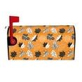 thumbnail image 1 of Fuzoiu Bold Black and White Leaves Orange Print Decorative Waterproof Mailbox Cover,Welcome Magnetic Mailbox Cover, Post Letter Box Wrap Cover for Outdoor Decor -21x18 in, 1 of 8