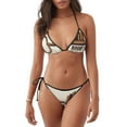thumbnail image 1 of Fuzoiu Books Key To Knowledge Print Women Triangle Bikini Sets,Halter Two Piece Sexy Swimsuit,String Tie Side Bathing Suit, 1 of 6