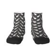 thumbnail image 1 of Fuzoiu Bowling Pins Print Adult Socks, Crew Moisture-wicking Socks, Unisex Cushion Crew Socks,Casual Sports Ankle Socks, 1 of 7