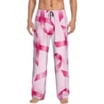 thumbnail image 1 of Fuzoiu Breast Cancer Ribbons Awareness Print Men's Pajama Pants,Lounge Pants for Men,Lounge PJ Bottoms,Sleepwear Pants with Drawstring Pockets -XX-Large, 1 of 6