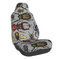 thumbnail image 1 of Fuzoiu Bright Insects Print Elastic Car Seat Covers, Seat Cover Protector,Universal Fit Interior Covers for Most Cars,Washable Seat Cover Non Slip for SUV,Sedan,Van, 1 of 5