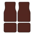 thumbnail image 1 of Fuzoiu Brown Print Carpet Floor Mats for Car,Car Foot Mat Set,Universal Fit 4 Piece Mat Pad Set,Fits Most Cars Trucks Vans Sedans SUV Auto Carpet Mat Se, 1 of 7