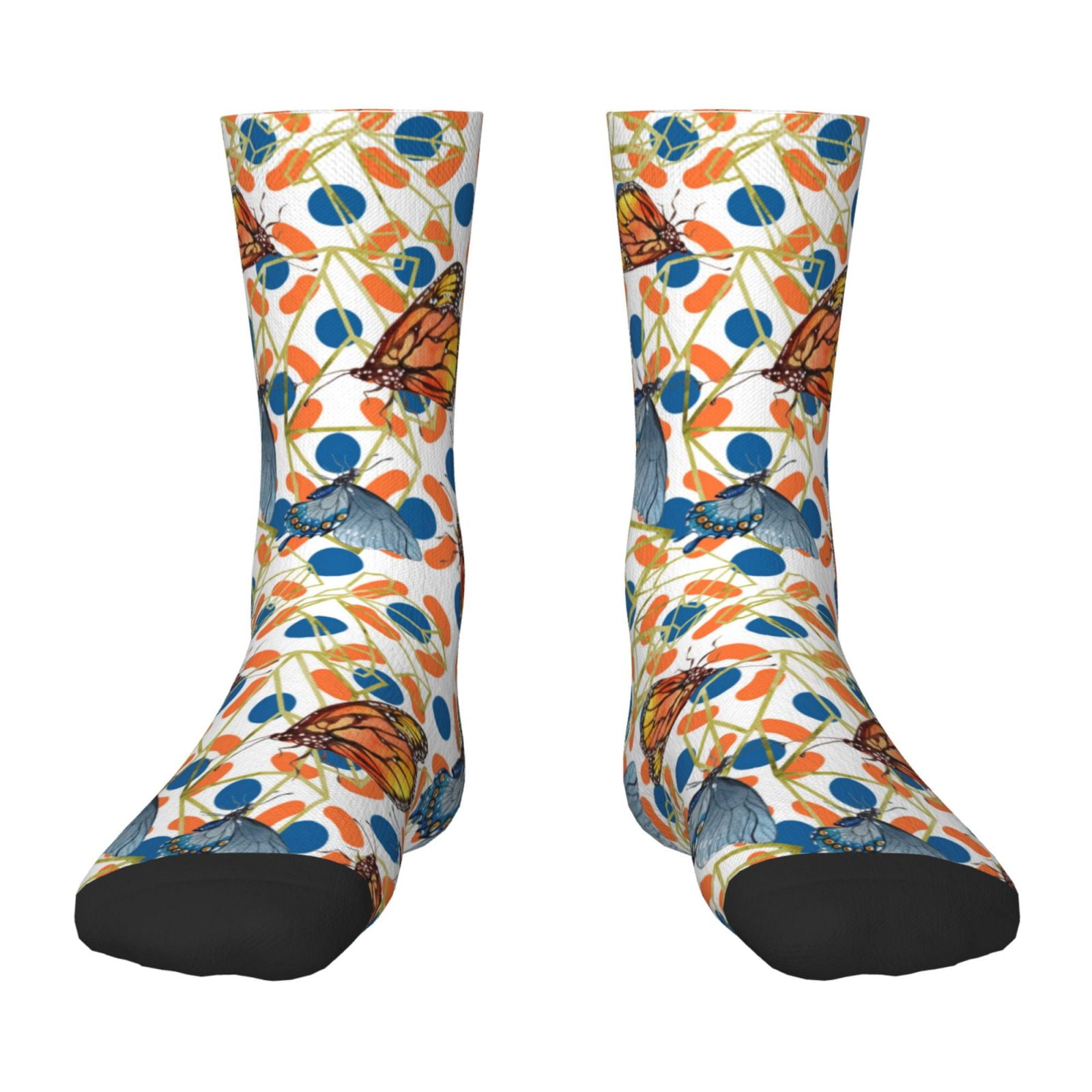Fuzoiu Butterflies Wild Insect Print Kids Socks For Boys Girls,Grip ...