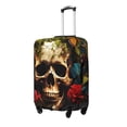thumbnail image 1 of Fuzoiu Butterfly Flower Plant Skull Print Suitcase Cover,Washable Luggage Covers for Suitcase,Elastic Luggage Protector Cover,Scratch Resistant Travel Suitcase Covers-Small, 1 of 7