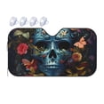 thumbnail image 1 of Fuzoiu Butterfly Flower Skull A Print Car Windshield Sunshade,Foldable Reflective Sun Visor,Windshield Sun Shade,UV Rays Sun Visor Shade,Auto Front Sun Shield Shade-Small, 1 of 8