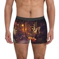 thumbnail image 1 of Fuzoiu Butterfly Sitting on a Flower Print Men's Ultra Breathable Underwear,No Riding Up Boxer Briefs with ComfortFlexible Waistband-Medium, 1 of 5