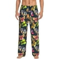 thumbnail image 1 of Fuzoiu Butterfly Wild Insect Print Men's Pajama Pants,Lounge Pants for Men,Lounge PJ Bottoms,Sleepwear Pants with Drawstring Pockets -Small, 1 of 6