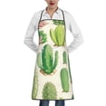 thumbnail image 1 of Fuzoiu Cactus And Succulent Print Kitchen Cooking Aprons,Kitchen Cooking BBQ Aprons,Chef Apron with 2 Pockets for Men Women,Art Aprons for Painting Pottery Ceramics, 1 of 7