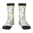 thumbnail image 1 of Fuzoiu Cactus Plants Print Kids Socks For Boys Girls,Grip Crew Socks with Non Slip,Lightweight Stretch Crew Socks,Toddlers Crew Boot Socks, 1 of 5