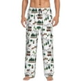 thumbnail image 1 of Fuzoiu Camping Caravan 2 Print Men's Pajama Pants,Lounge Pants for Men,Lounge PJ Bottoms,Sleepwear Pants with Drawstring Pockets -X-Large, 1 of 6