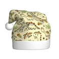 thumbnail image 1 of Fuzoiu Cartoon Dinosaurs Print Santa Hat Christmas Hat for Adults,Santa Hats with Pompom, Unisex Xmas Holiday Hat for Christmas New Year Festive Party Supplies, 1 of 6