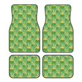 thumbnail image 1 of Fuzoiu Cartoon Frog And Lotus Leaf Print Carpet Floor Mats for Car,Car Foot Mat Set,Universal Fit 4 Piece Mat Pad Set,Fits Most Cars Trucks Vans Sedans SUV Auto Carpet Mat Se, 1 of 7