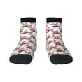 thumbnail image 1 of Fuzoiu Cartoon Helicopter Print Adult Socks, Crew Moisture-wicking Socks, Unisex Cushion Crew Socks,Casual Sports Ankle Socks, 1 of 7