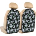 thumbnail image 1 of Fuzoiu Cartoon Koala Bear Print 2 Pack Kick Mat Back Seat Protector With 3 Storage Pockets, Universal Car Seat Back Organizer For Kids Pets, Waterproof Backseat Protector For Most Car, 1 of 8